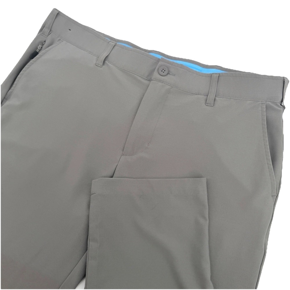Birdie Bound Golf Pants Men 36x31 (Tag‎ 36x32) Grey Performance Stretch *Flaws
